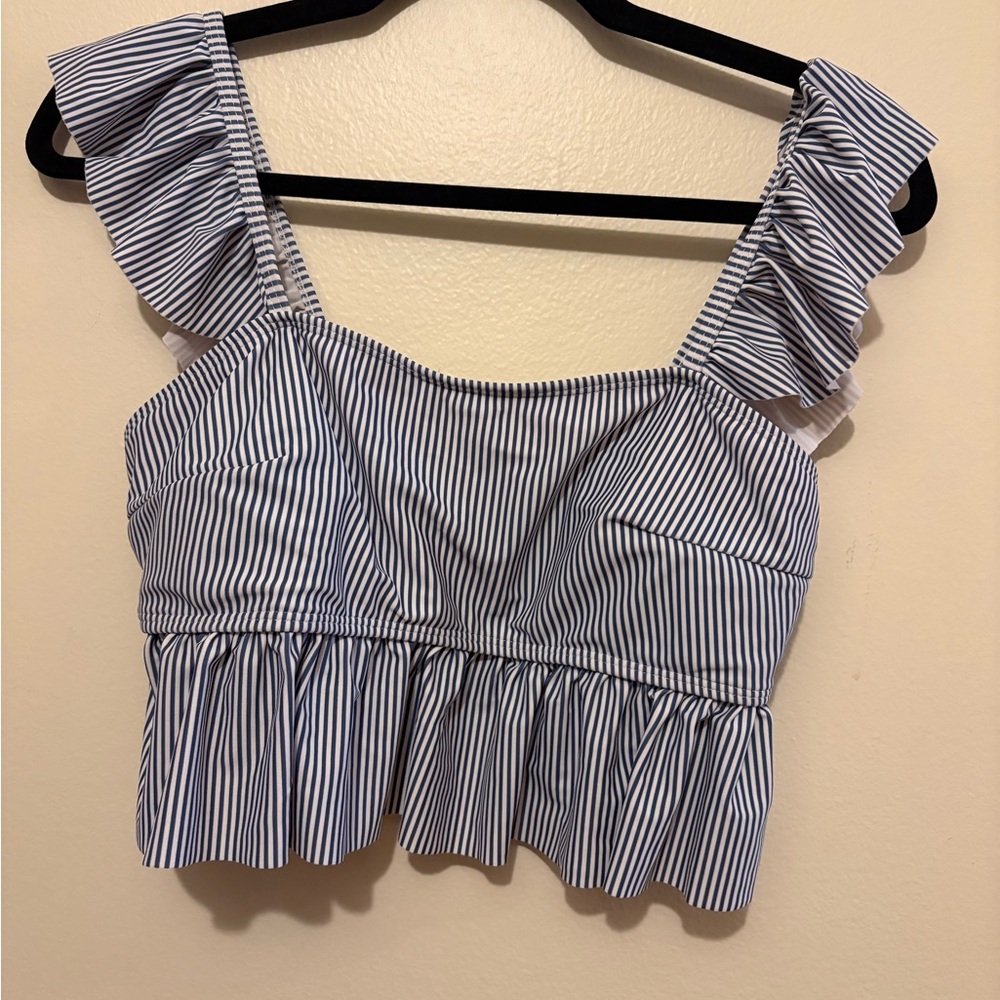 Striped Blue and White Bikini Set

Amazon 

Worn once -- good condition - Picture 5 of 7